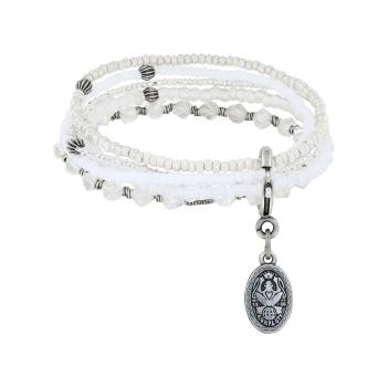 White - Petit Glamour d'Afrique - Konplott bracelet